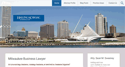 Desktop Screenshot of milwaukee-business-lawyer.com